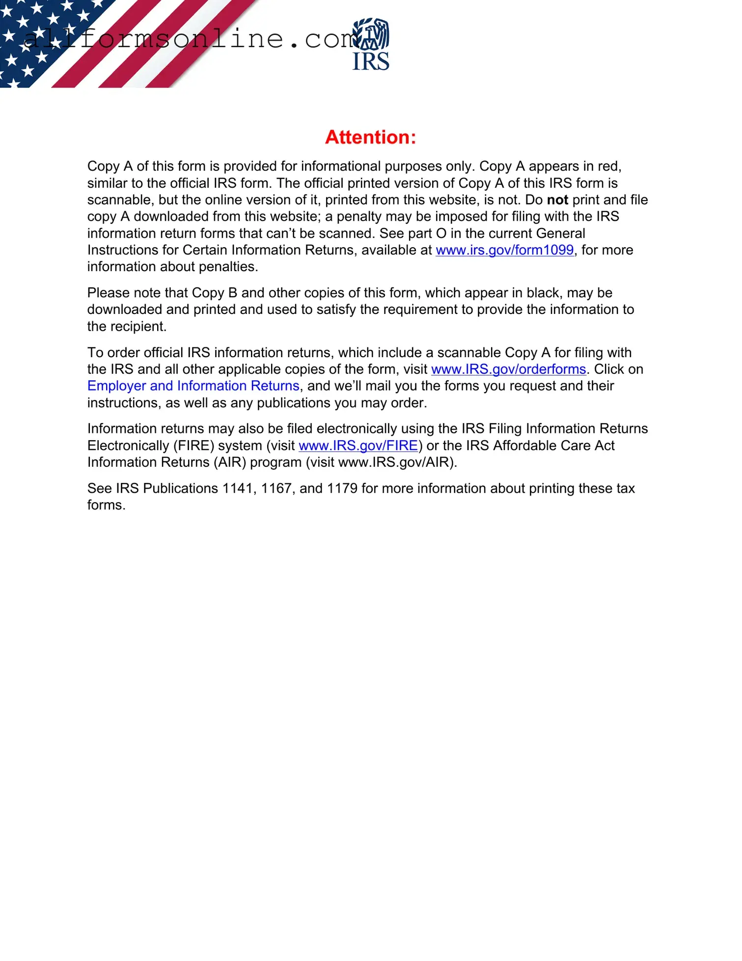 Free 1099 Nec PDF Form