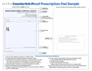 Free Prescription Pad PDF Form